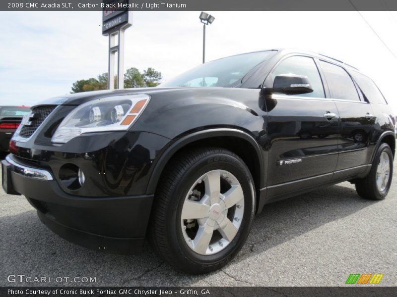 Carbon Black Metallic / Light Titanium 2008 GMC Acadia SLT