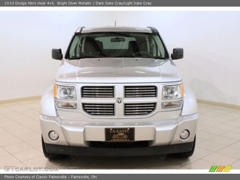 Bright Silver Metallic / Dark Slate Gray/Light Slate Gray 2010 Dodge Nitro Heat 4x4