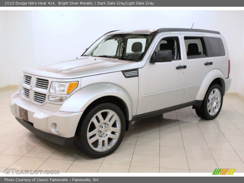Bright Silver Metallic / Dark Slate Gray/Light Slate Gray 2010 Dodge Nitro Heat 4x4