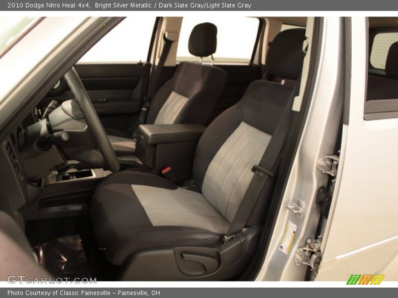 Bright Silver Metallic / Dark Slate Gray/Light Slate Gray 2010 Dodge Nitro Heat 4x4