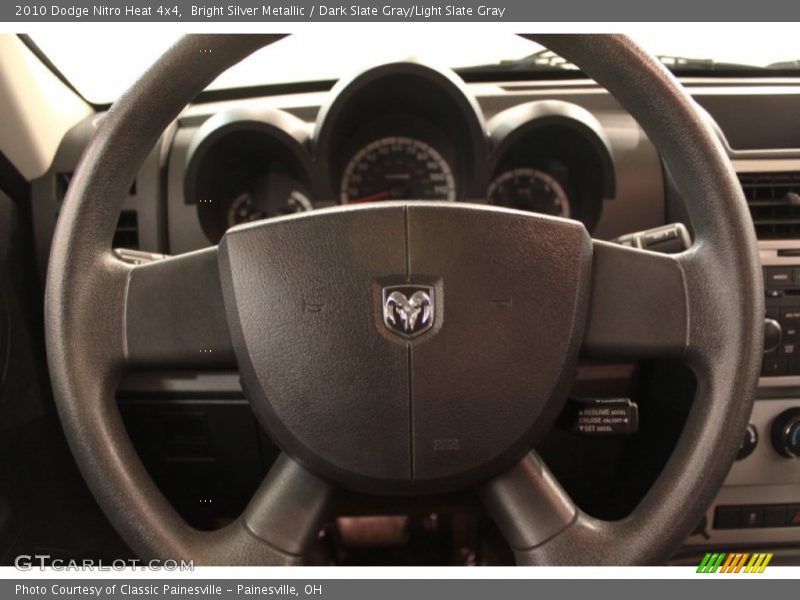 Bright Silver Metallic / Dark Slate Gray/Light Slate Gray 2010 Dodge Nitro Heat 4x4