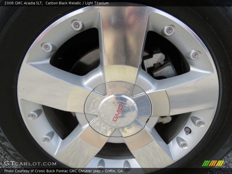 Carbon Black Metallic / Light Titanium 2008 GMC Acadia SLT