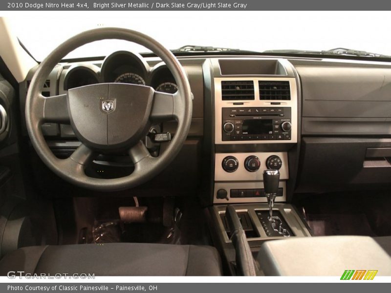 Bright Silver Metallic / Dark Slate Gray/Light Slate Gray 2010 Dodge Nitro Heat 4x4