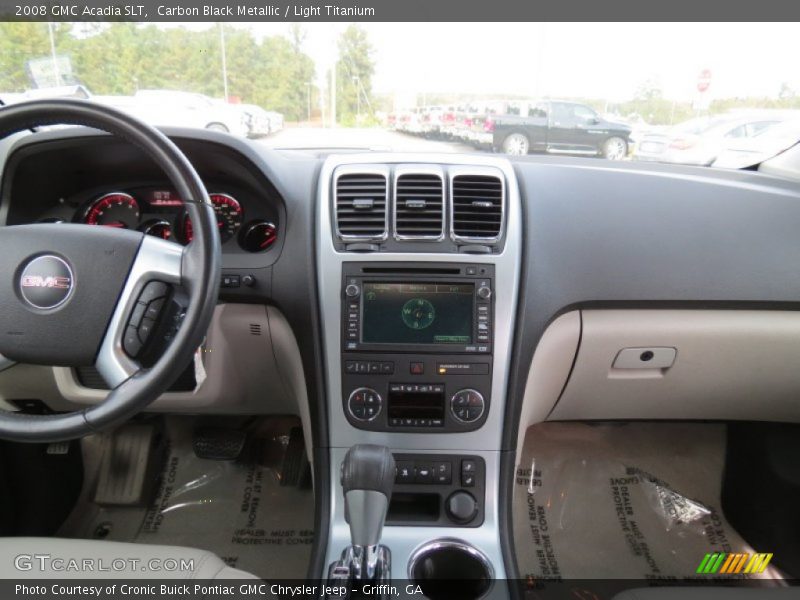 Carbon Black Metallic / Light Titanium 2008 GMC Acadia SLT