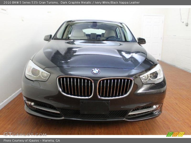 Dark Graphite Metallic / Ivory White/Black Nappa Leather 2010 BMW 5 Series 535i Gran Turismo