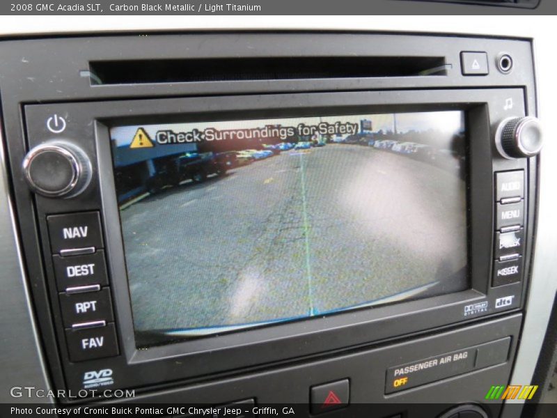 Carbon Black Metallic / Light Titanium 2008 GMC Acadia SLT