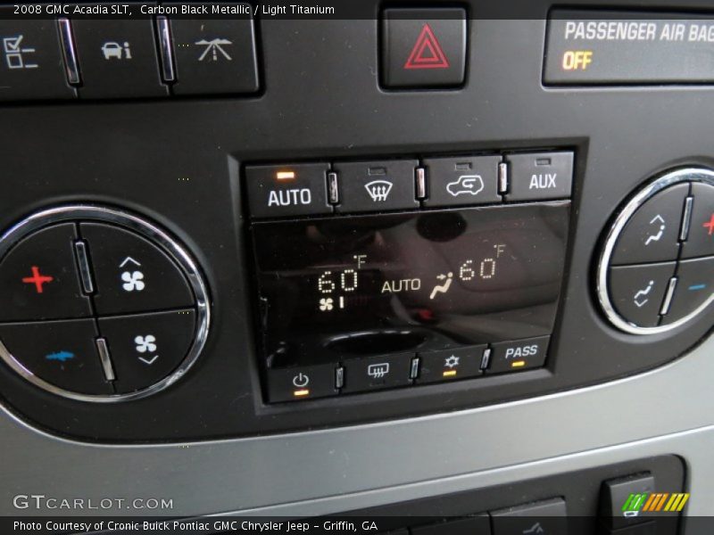 Carbon Black Metallic / Light Titanium 2008 GMC Acadia SLT