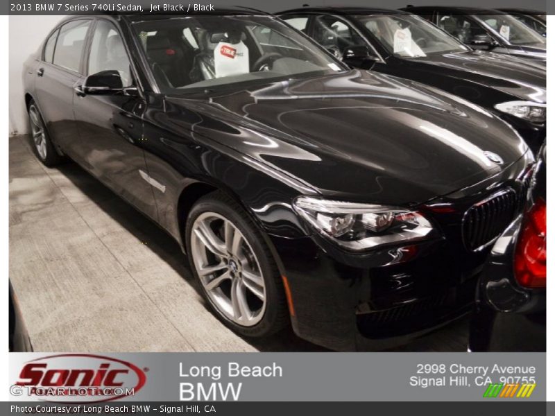Jet Black / Black 2013 BMW 7 Series 740Li Sedan