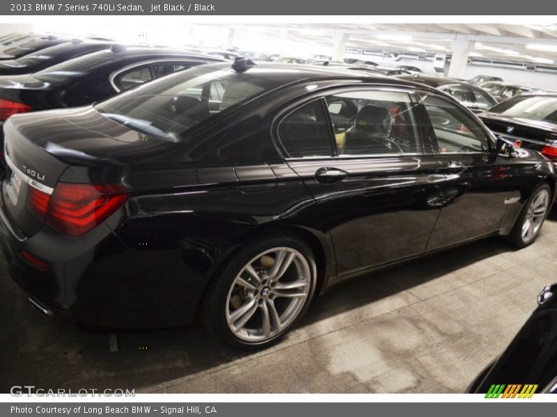 Jet Black / Black 2013 BMW 7 Series 740Li Sedan