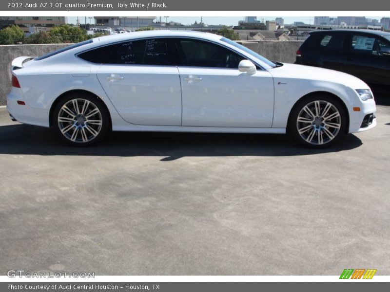 Ibis White / Black 2012 Audi A7 3.0T quattro Premium