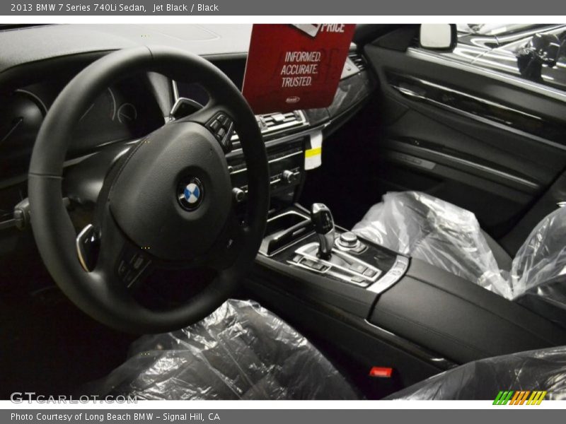 Jet Black / Black 2013 BMW 7 Series 740Li Sedan