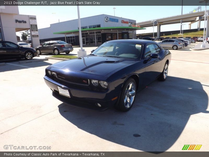 Jazz Blue Pearl / Dark Slate Gray 2013 Dodge Challenger R/T