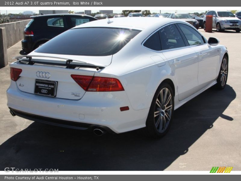 Ibis White / Black 2012 Audi A7 3.0T quattro Premium