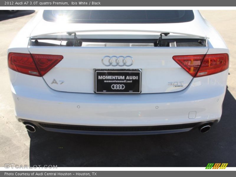 Ibis White / Black 2012 Audi A7 3.0T quattro Premium