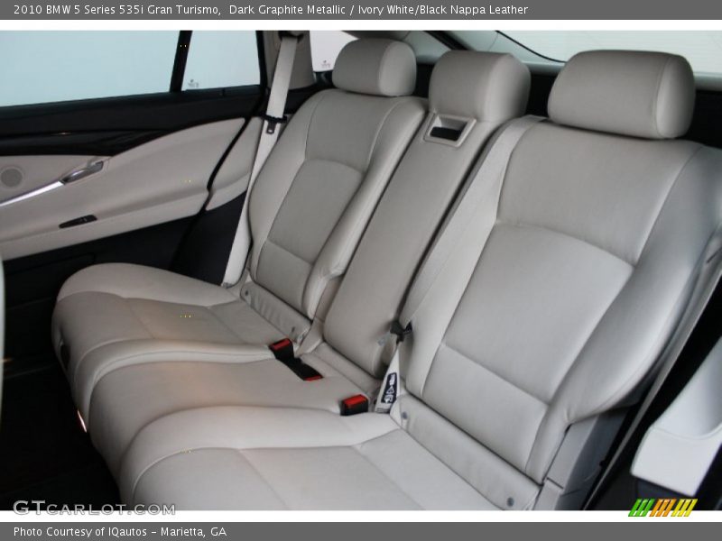 Rear Seat of 2010 5 Series 535i Gran Turismo