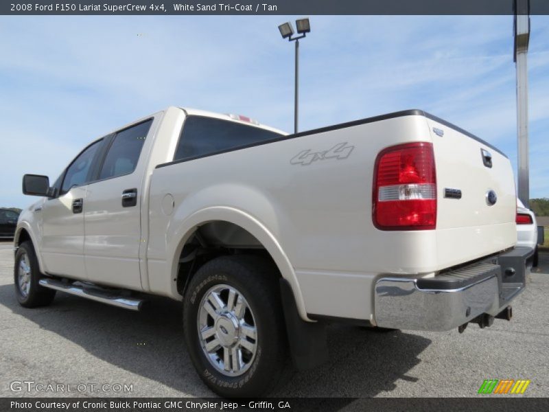 White Sand Tri-Coat / Tan 2008 Ford F150 Lariat SuperCrew 4x4