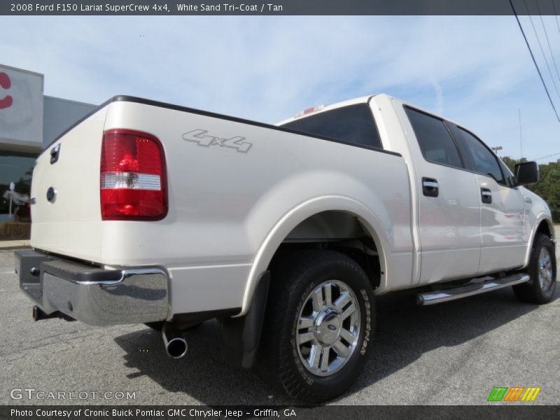 White Sand Tri-Coat / Tan 2008 Ford F150 Lariat SuperCrew 4x4