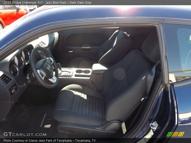 Jazz Blue Pearl / Dark Slate Gray 2013 Dodge Challenger R/T