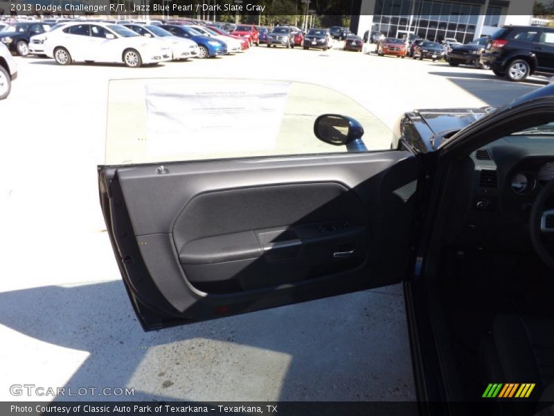 Jazz Blue Pearl / Dark Slate Gray 2013 Dodge Challenger R/T