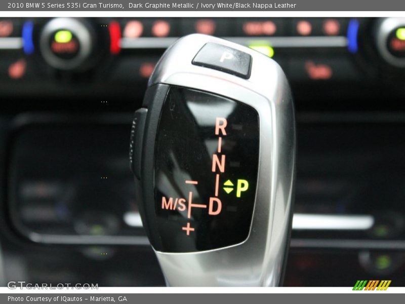  2010 5 Series 535i Gran Turismo 8 Speed Steptronic Automatic Shifter