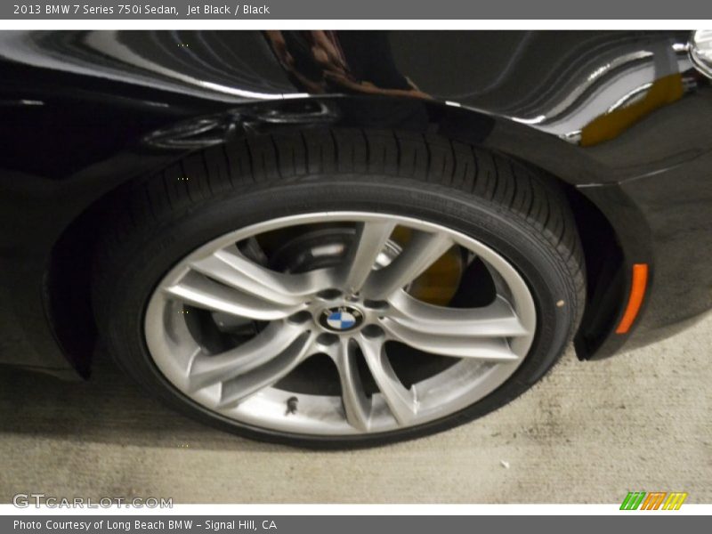 Jet Black / Black 2013 BMW 7 Series 750i Sedan