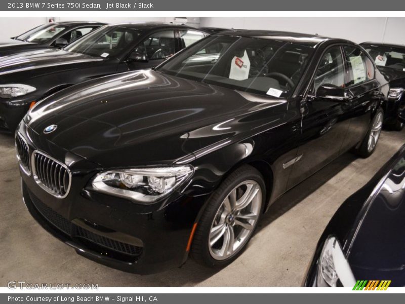 Jet Black / Black 2013 BMW 7 Series 750i Sedan
