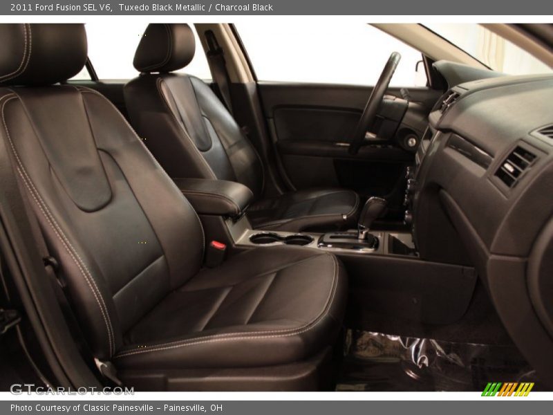  2011 Fusion SEL V6 Charcoal Black Interior