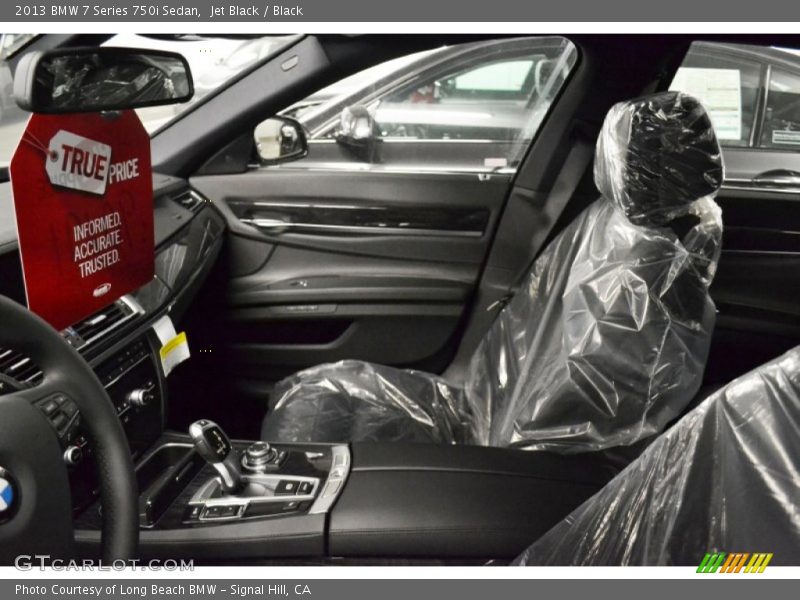 Jet Black / Black 2013 BMW 7 Series 750i Sedan
