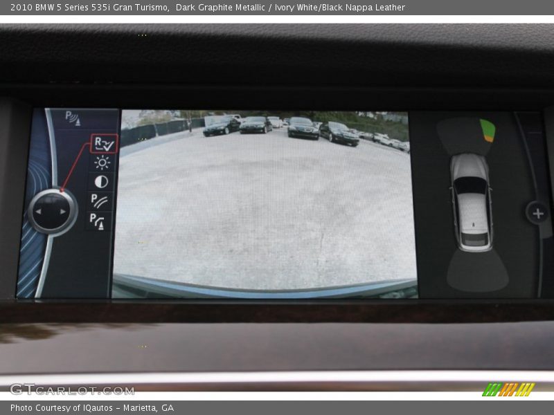 Dark Graphite Metallic / Ivory White/Black Nappa Leather 2010 BMW 5 Series 535i Gran Turismo