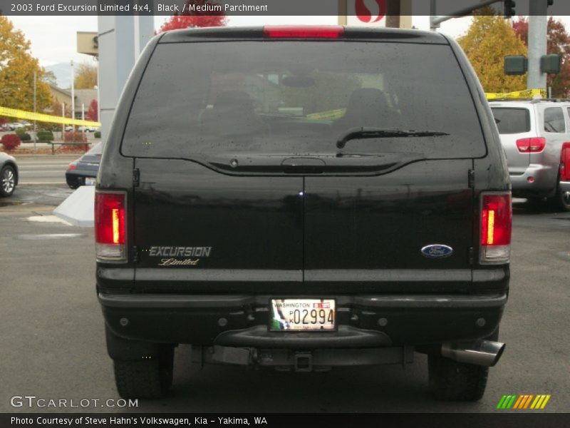 Black / Medium Parchment 2003 Ford Excursion Limited 4x4