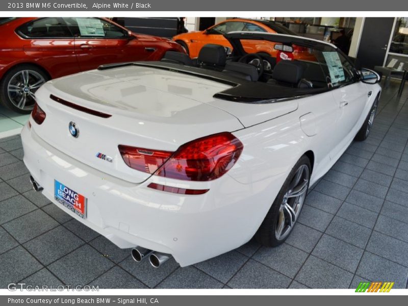 Alpine White / Black 2013 BMW M6 Convertible