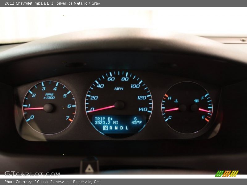 Silver Ice Metallic / Gray 2012 Chevrolet Impala LTZ