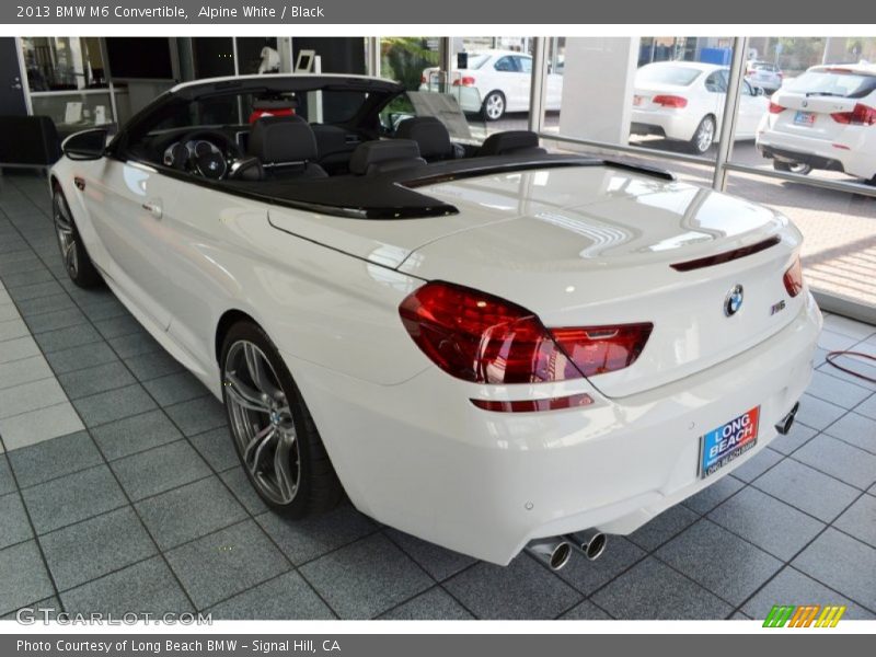 Alpine White / Black 2013 BMW M6 Convertible