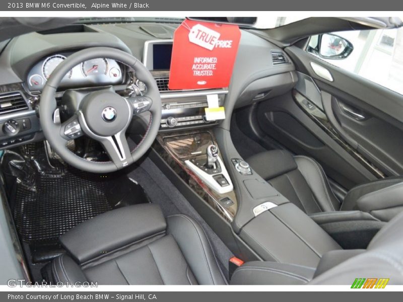 Black Interior - 2013 M6 Convertible 