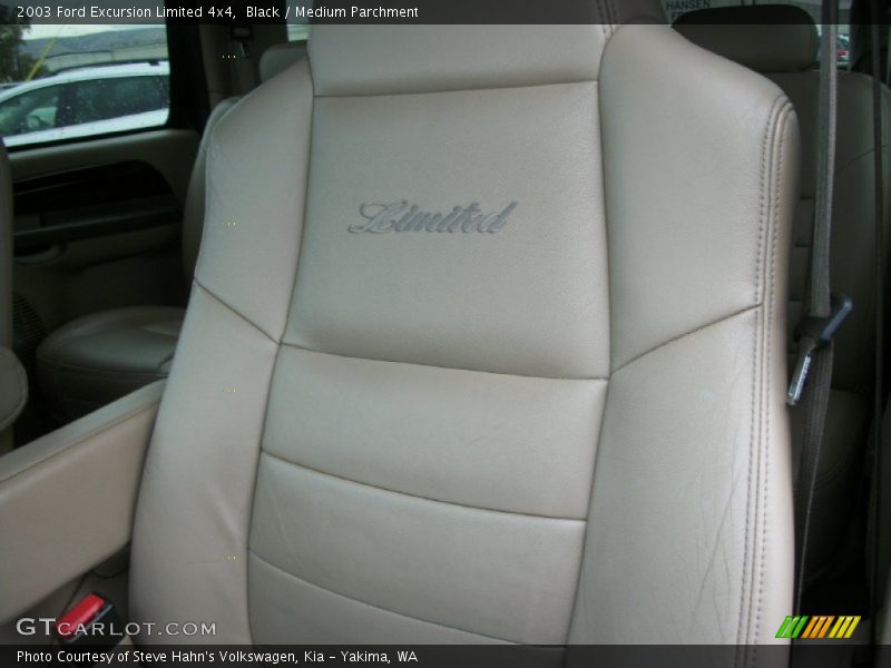 Black / Medium Parchment 2003 Ford Excursion Limited 4x4