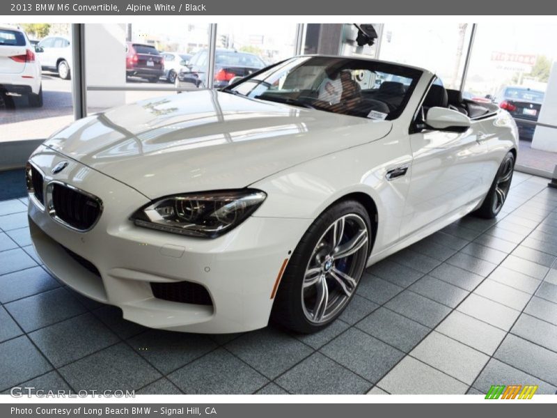 Alpine White / Black 2013 BMW M6 Convertible