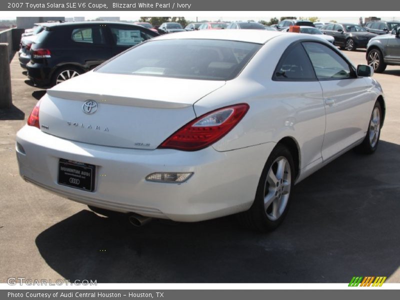 Blizzard White Pearl / Ivory 2007 Toyota Solara SLE V6 Coupe
