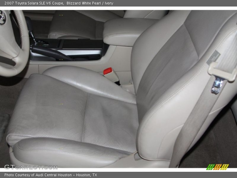 Blizzard White Pearl / Ivory 2007 Toyota Solara SLE V6 Coupe