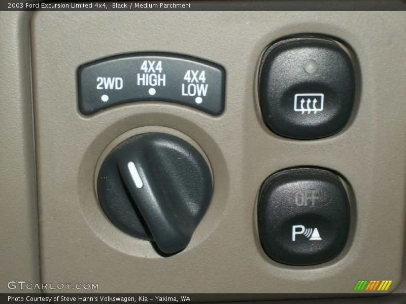 Controls of 2003 Excursion Limited 4x4