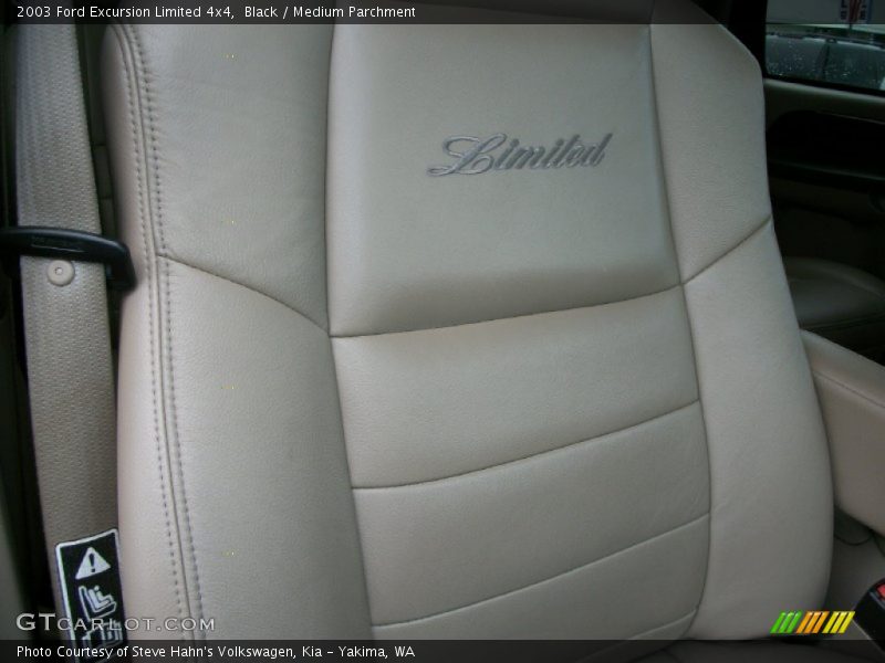 Black / Medium Parchment 2003 Ford Excursion Limited 4x4