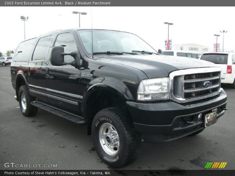 Black / Medium Parchment 2003 Ford Excursion Limited 4x4