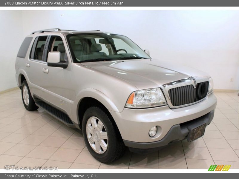 Silver Birch Metallic / Medium Ash 2003 Lincoln Aviator Luxury AWD