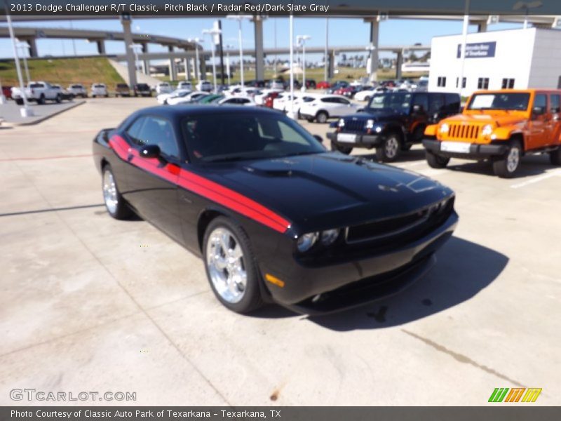Front 3/4 View of 2013 Challenger R/T Classic