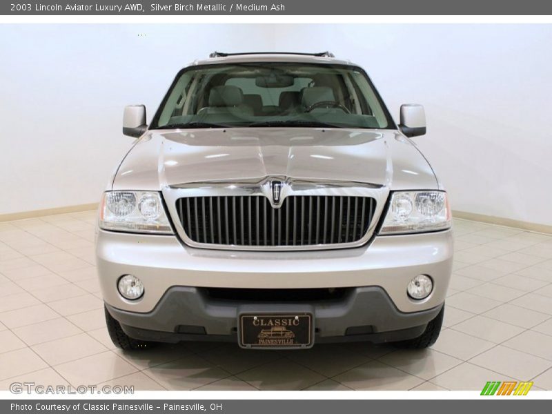 Silver Birch Metallic / Medium Ash 2003 Lincoln Aviator Luxury AWD