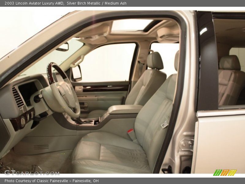Silver Birch Metallic / Medium Ash 2003 Lincoln Aviator Luxury AWD