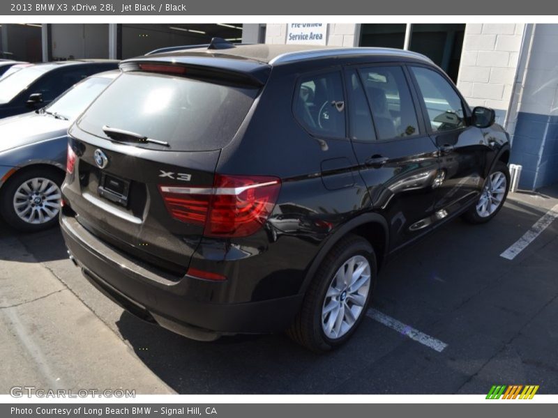 Jet Black / Black 2013 BMW X3 xDrive 28i