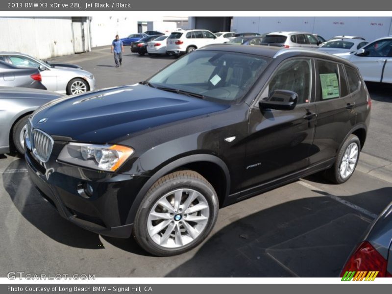 Jet Black / Black 2013 BMW X3 xDrive 28i