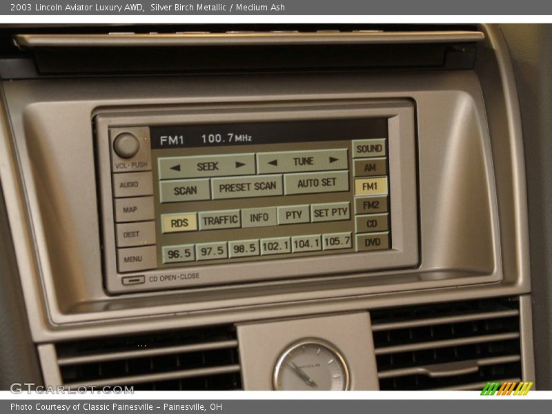 Silver Birch Metallic / Medium Ash 2003 Lincoln Aviator Luxury AWD