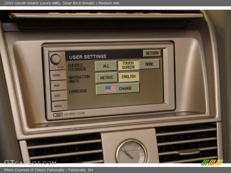 Silver Birch Metallic / Medium Ash 2003 Lincoln Aviator Luxury AWD