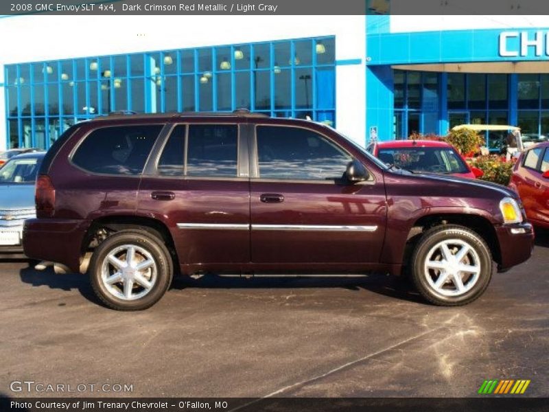 Dark Crimson Red Metallic / Light Gray 2008 GMC Envoy SLT 4x4